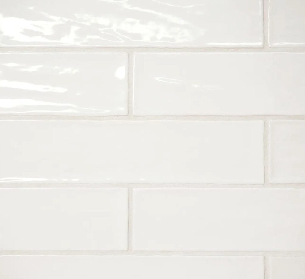 Bedrosians marin wall tile in pearl white for backsplash