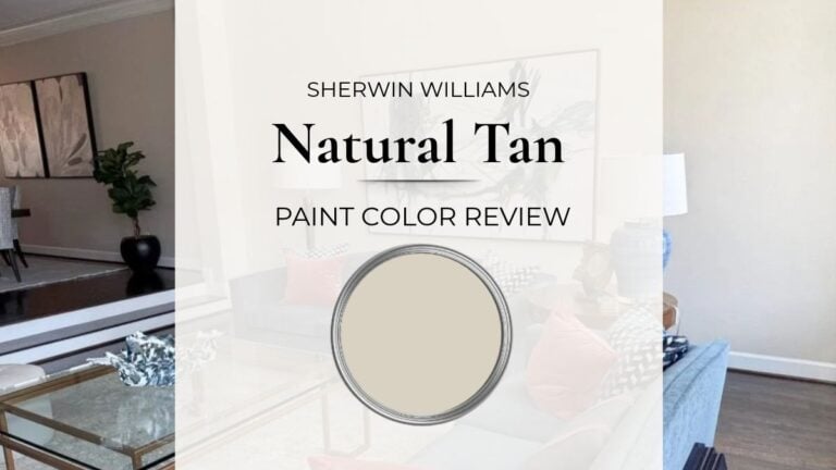Sherwin Williams Natural Tan paint color review with real home photos, undertones, and more
