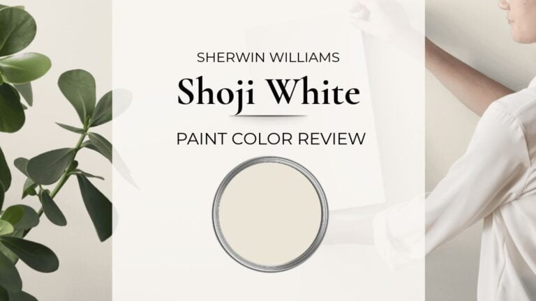 Sherwin Williams Shoji White paint color review with real home photos and undertones