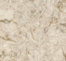 Cambria Copeland warm quartz sample of countertop