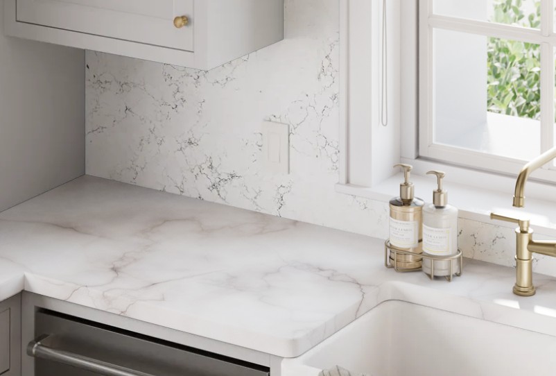 Drama Marble laminate countertop from Wilsonart