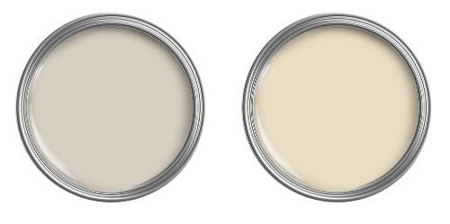 benjamin Moore Natural Cream compared to Muslin