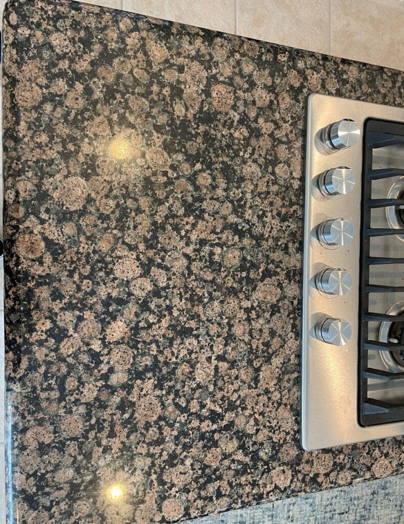 Baltic Brown 1990s granite countertop