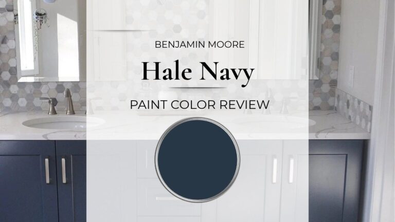 Paint Color review of Benjamin Moore Hale Navy, undertones, real homes images