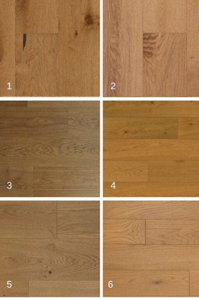 Wood or engineered flooring to update and go with golden or honey oak cabinets in a kitchen