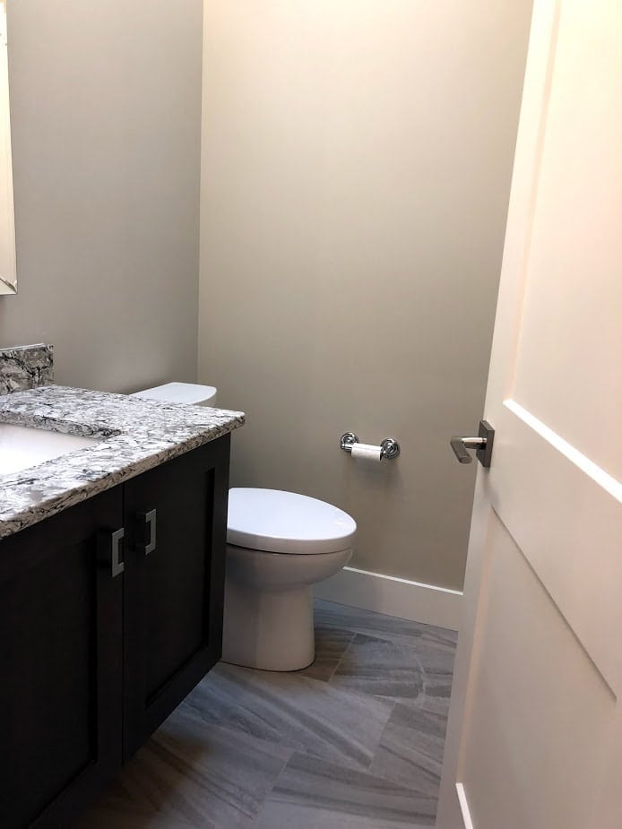 bathroom before it was painted anonymous