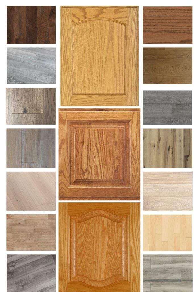 IDEAS TO UPDATE OLDER OAK WOOD CABINETS, FLOORING WOOD AND LVT TO AVOID