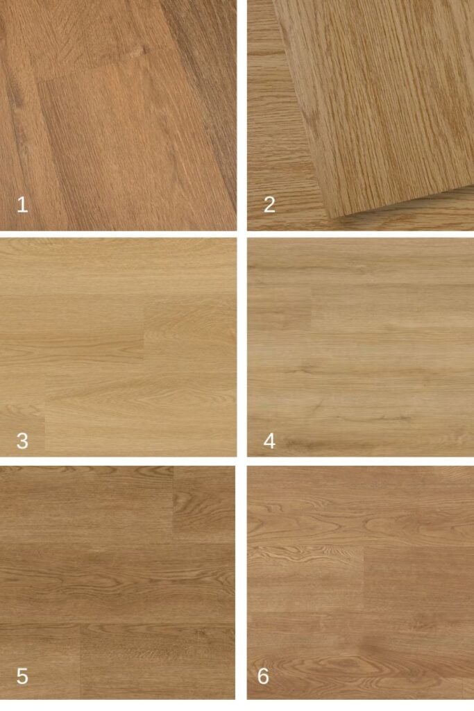 LVP OR LVT LUXURY VINYL PLANK FLOORING THAT LOOKS LIKE WOOD TO GO WITH OAK CABINETS