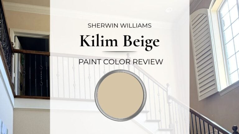 Sherwin Williams Kilim Beige paint color review with real home images